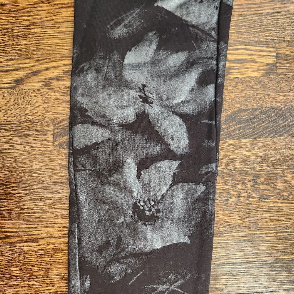 Insight Athletic Leggings Floral Foil Printed Womens 6 - Picture 2 of 10
